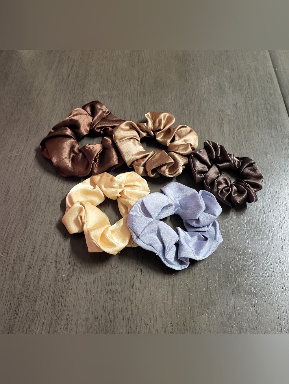 Silk And Satin Hair Scrunchie Bundle